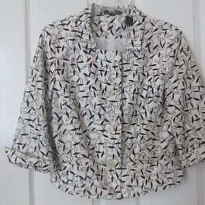 Silk embroidered jacket